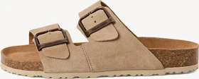 Tamaris Leder Pantolette taupe (Damen)