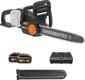 Worx 40V PowerShare Akku-Kettensäge inkl. 2 Akkus 4.0Ah