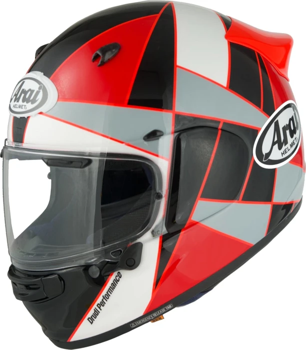 Arai Quantic Peak schwarz/grau/rot/weiß