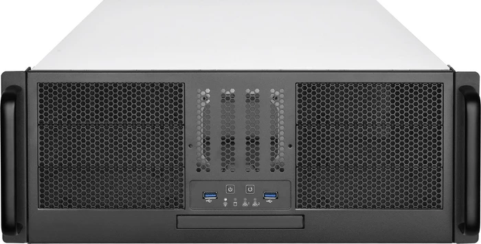 SilverStone RM41-506, Rackmount Storage, grau/schwarz, 4HE, ATX