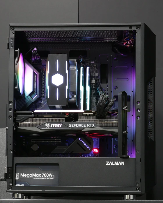 Zalman i3 Neo, schwarz, Glasfenster
