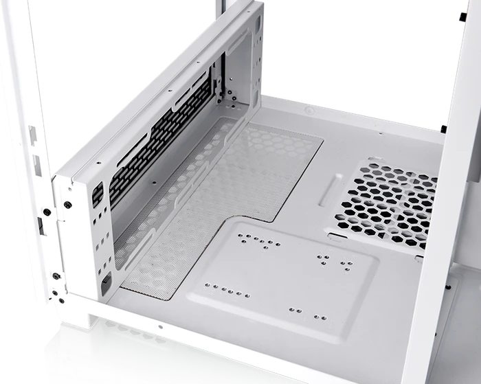 Thermaltake The Tower 500 Snow Edition, weiß, Glasfenster