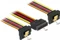 DeLOCK 15-Pin SATA Strom Stecker auf 2x 15-Pin SATA Strom Buchse, Adapterkabel, gewinkelt, 30cm Vorschaubild