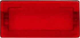 Merten System M Symbole rechteckig neutral, rot/transparent