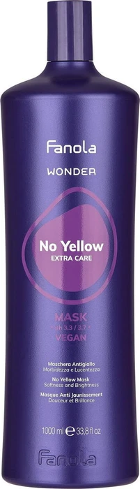 Fanola Wonder No Yellow Extra Care Haarmaske, 1l