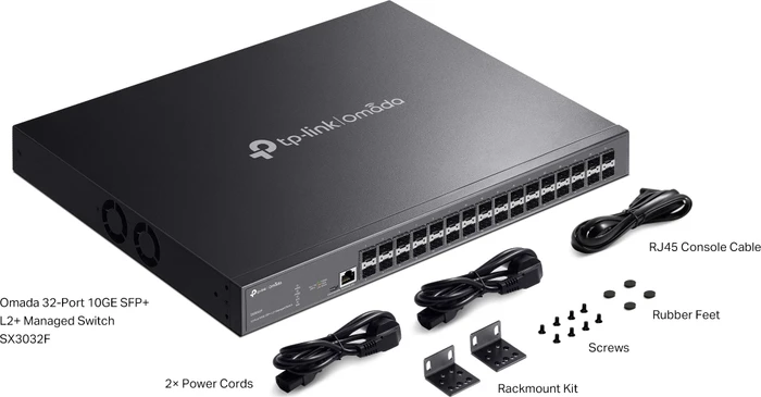TP-Link Omada SX300 Rackmount 10G Managed Switch, 32x SFP+