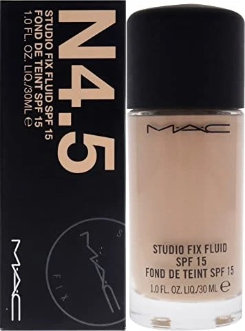 MAC Studio Fix Fluid Foundation N4.5 LSF15, 30ml