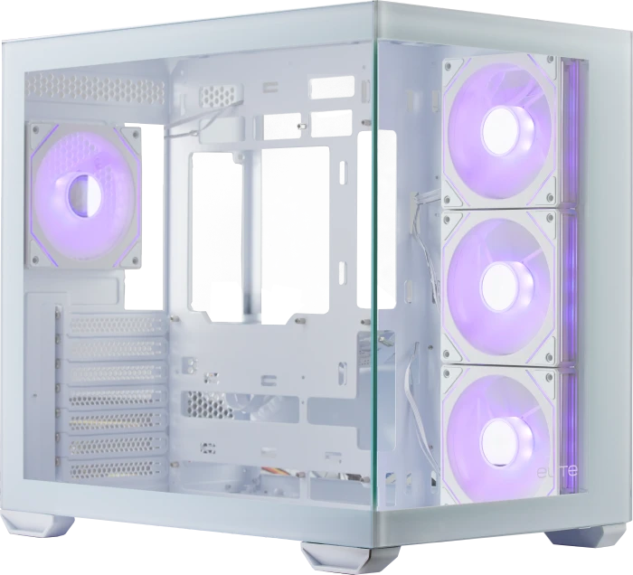 Cooler Master Elite 681 White, weiß, Glasfenster