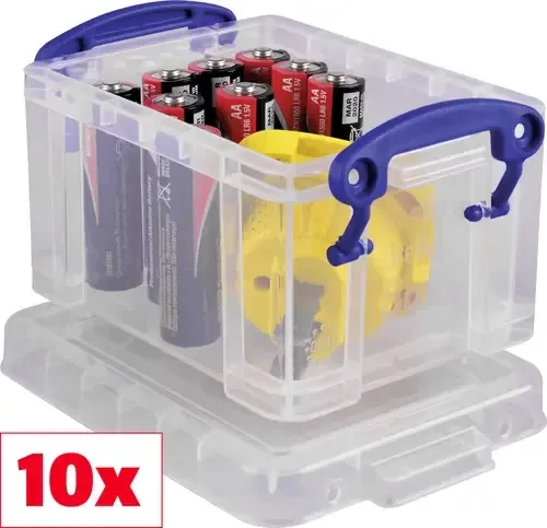 Aufbewahrungsbox, 0.3l, transparent, 10er-Pack