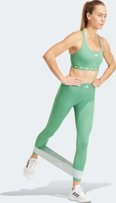 adidas TECHFIT Hose 7/8 preloved green (Damen)