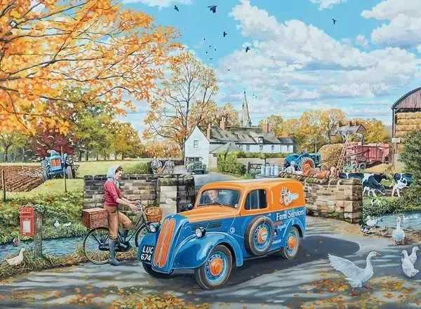 Ravensburger Puzzle Glückliche Tage Nr.3 Nostalgie auf dem Land