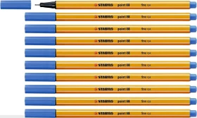 STABILO point 88 mittelblau, 10er-Pack