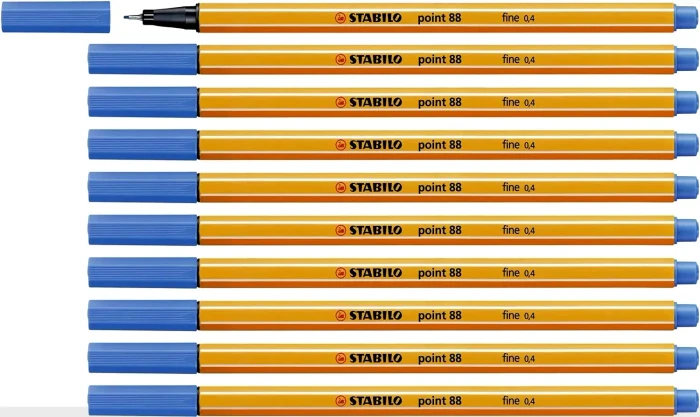 STABILO point 88 mittelblau, 10er-Pack