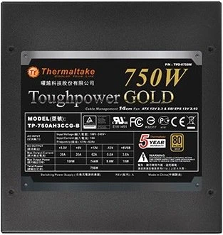 Thermaltake ToughPower Gold Modular 750W, ATX 2.3