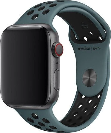 Apple Nike Sportarmband S/M und M/L für Apple Watch 44mm Celestial Teal/schwarz
