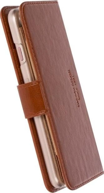 Krusell Ekerö FolioWallet 2in1 für Apple iPhone 7 cognac-braun