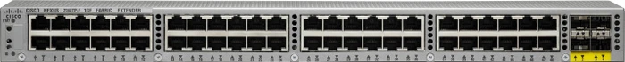 Cisco Nexus 2248TP Fabric Extender Rackmount Gigabit Managed Switch, 48x RJ-45, 4x SFP+
