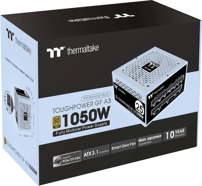 Thermaltake ToughPower GF A3 Hydrangea Blue Limited Edition 1050W, ATX 3.0