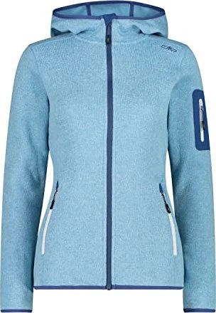 CMP Knit Tech Fleece Hoody Jacke meliert cielo/dusty blue (Damen)