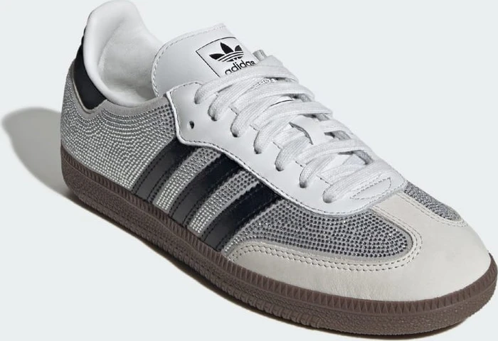 adidas Samba OG crystal white/core white/silver metallic