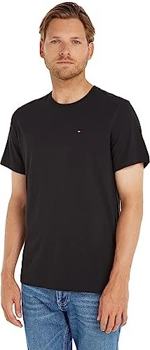 Tommy Hilfiger Slim Fit T-Shirt kurzarm tommy black (Herren)
