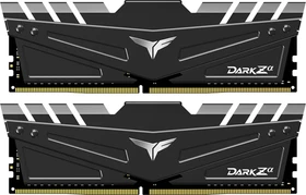 TeamGroup T-Force Dark Zα schwarz UDIMM 16GB Kit, DDR4-4000, CL18-22-22-42, 1RX8