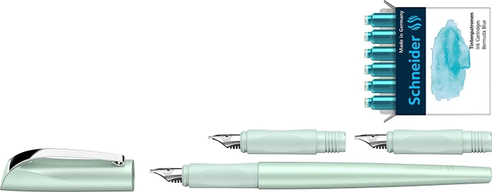 Schneider Callissima mint, rechte Hand, 1.1mm, 1.5mm, 1.8mm, 3-teilig, Geschenkset