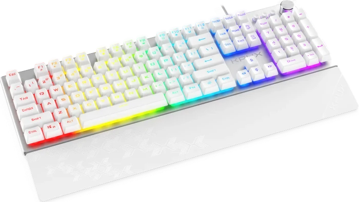 Krux Frost RGB, Silver-White, USB, US
