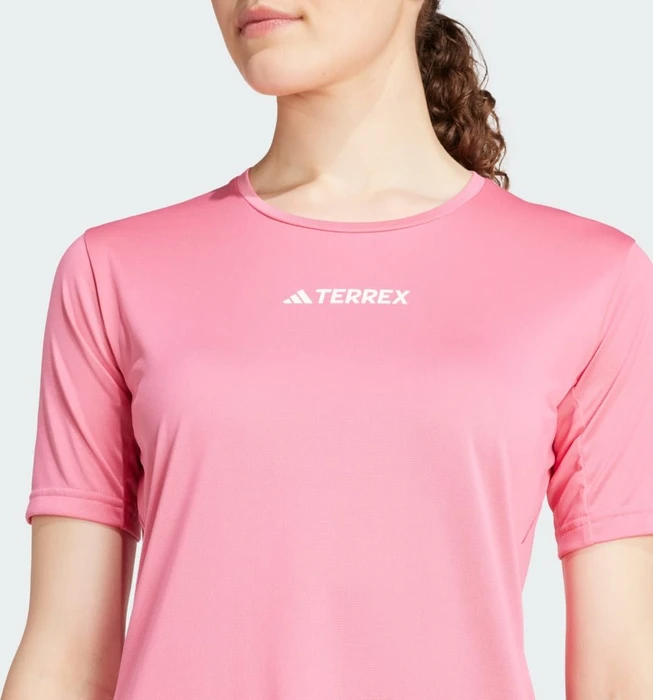 adidas Terrex Multi Funktionsshirt kurzarm pink fusion (Damen)