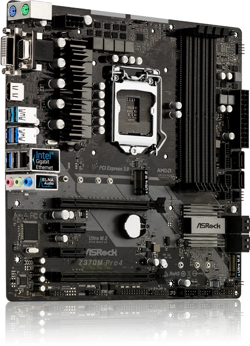 ASRock Z370M Pro4 (Intel 1151 v2)