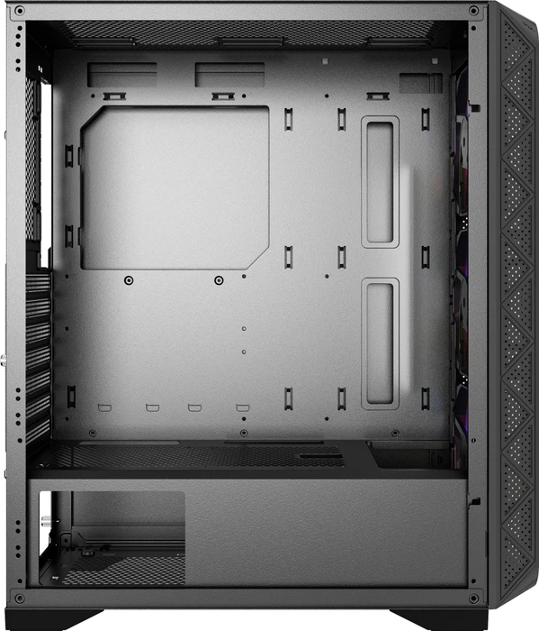 Gembird Fornax M200F Black, Glasfenster