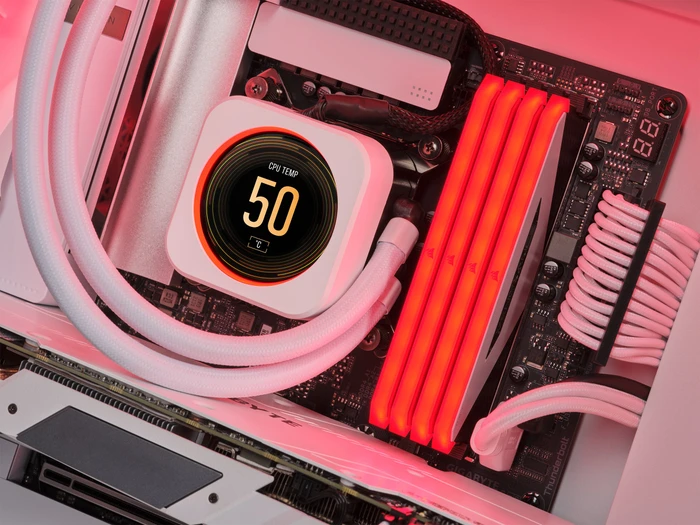 Corsair iCUE Elite LCD CPU-Kühler LCD-Display Upgrade-Kit, White