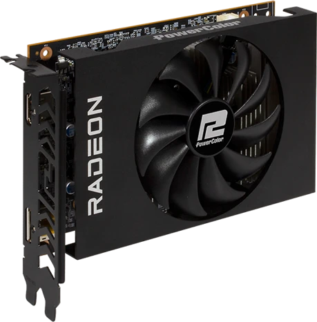 PowerColor Radeon RX 6400 ITX, 4GB GDDR6, HDMI, DP