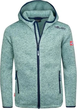 Trollkids Girls Jondalen XT Strickjacke glacier green (Junior)