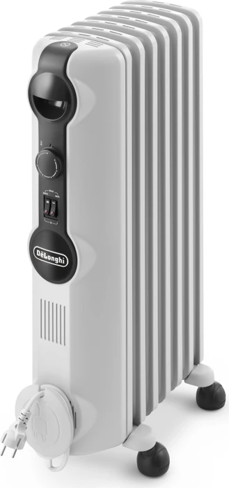 De'Longhi Öl-Radiator TRRS 0715 | 1500W Heizleistung | 3 Stufen | 7 Rippen | Thermostat | Frostschutz | hellgrau Image