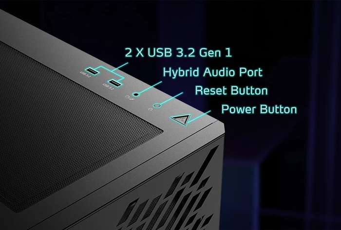ADATA XPG Valor Air, weiß, Glasfenster