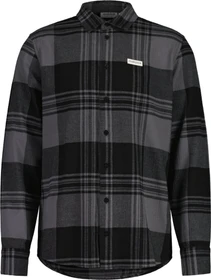 Maloja AblancaM. Hemd langarm deep black check (Herren)