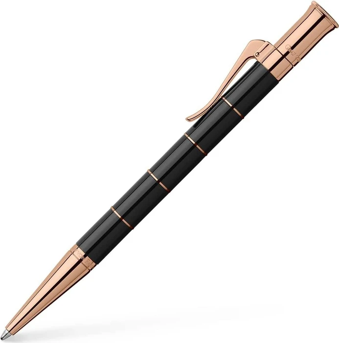 Graf von Faber-Castell Classic Anello Kugelschreiber rosegold/schwarz