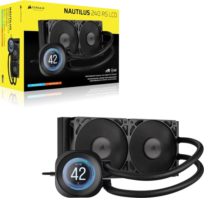 Corsair Nautilus 240 RS LCD, schwarz
