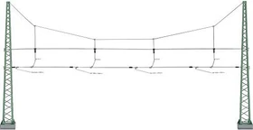 Märklin - Spur H0 Zubehör - Quertragwerk für 4 Gleise