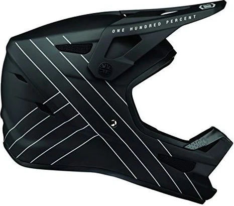 100% Status 2022 Fullface-Kinderhelm essential black