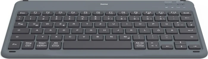 Hama Travel 500 Tablet-Tastatur, schwarz, mit Schutzhülle für 7"-11" Tablets, Bluetooth, DE