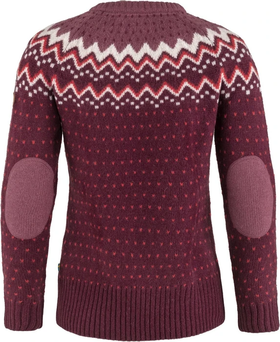 Fjällräven Övik Strickpullover dark garnet (Damen)