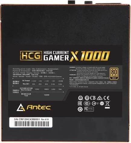 Antec High Current Gamer Extreme Gold HCG1000 Gold 1000W, ATX 2.4