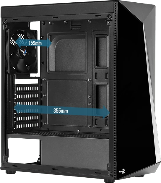 AeroCool Shard, Glasfenster