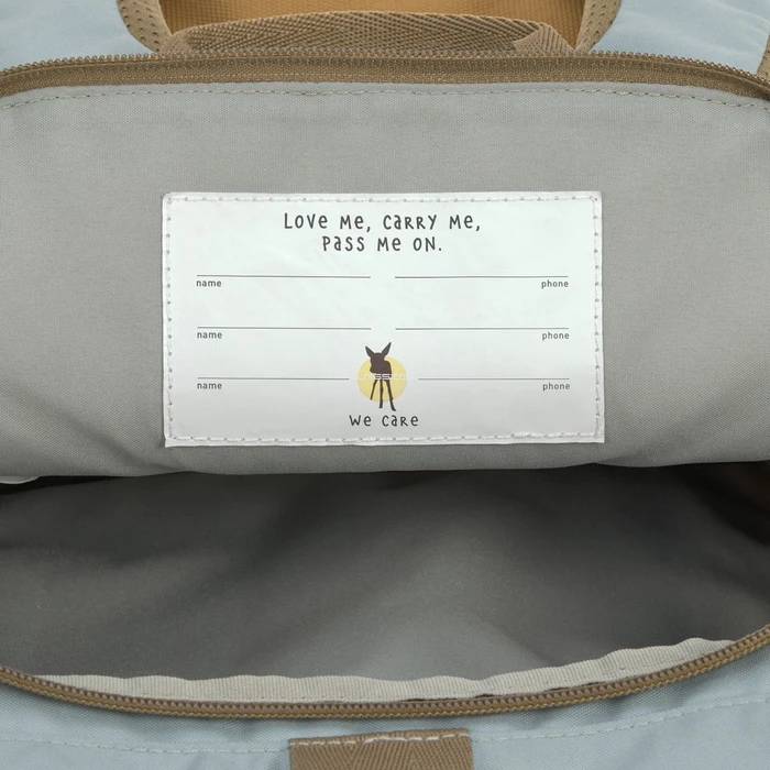 Lässig Rolltop nature/olive Kindergartenrucksack
