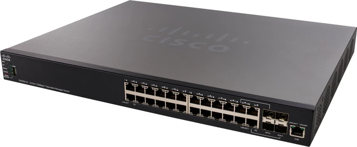 Cisco SX550X Rackmount 10G Managed Switch, 20x RJ-45, 4x RJ-45/SFP+