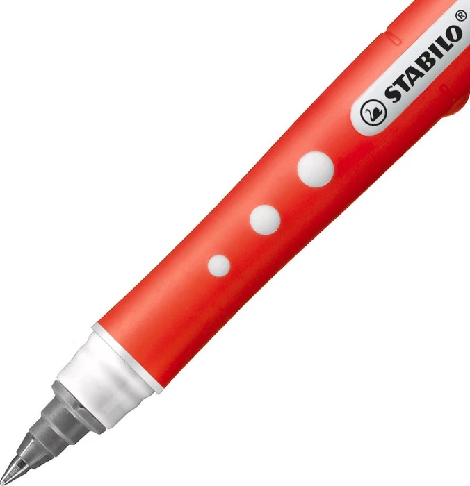 STABILO worker+ colorful Medium Tintenroller (Mine) rot/weiß, 10er-Pack