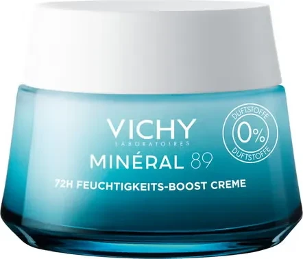 Vichy Minéral 89 72h Feuchtigkeits-Boost Creme ohne Duft, 50ml