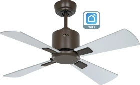 CasaFan Eco Neo III 92 BZ-WN/SI WiFi Deckenventilator silber/wenge